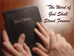 The Word of God shall stand forever